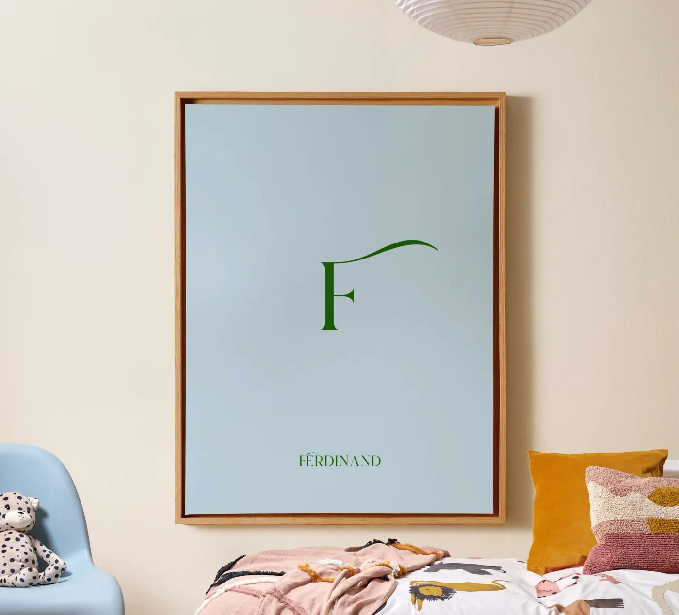 Initiale - Personalisierbar canvas van Ohkimiko