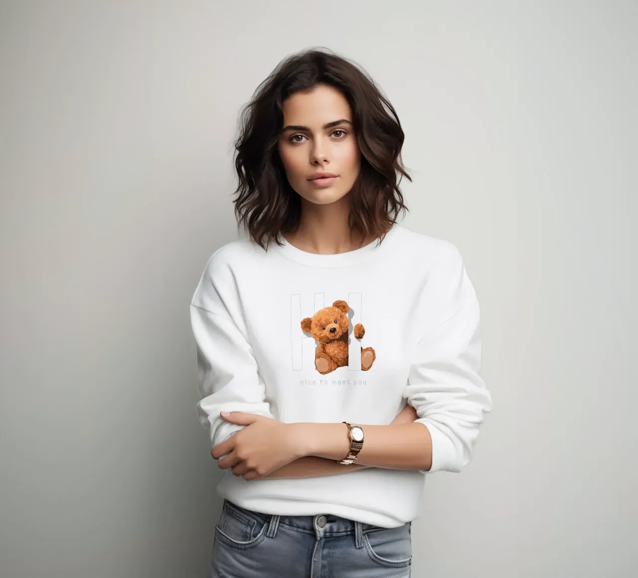 Ciao, piacere di conoscerti Bär felpa da Bear Tees