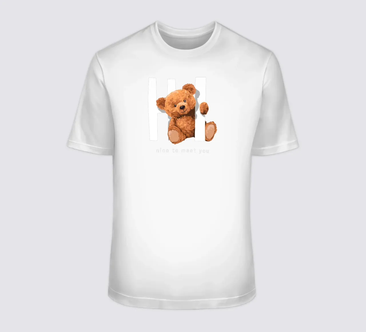 Hi, nice to meet you Bär t-shirt by Bear Tees
