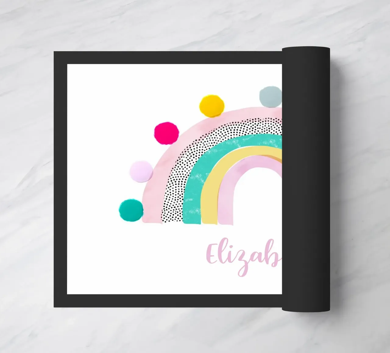 Pom Pom Arcobaleno zerbino da cafelab