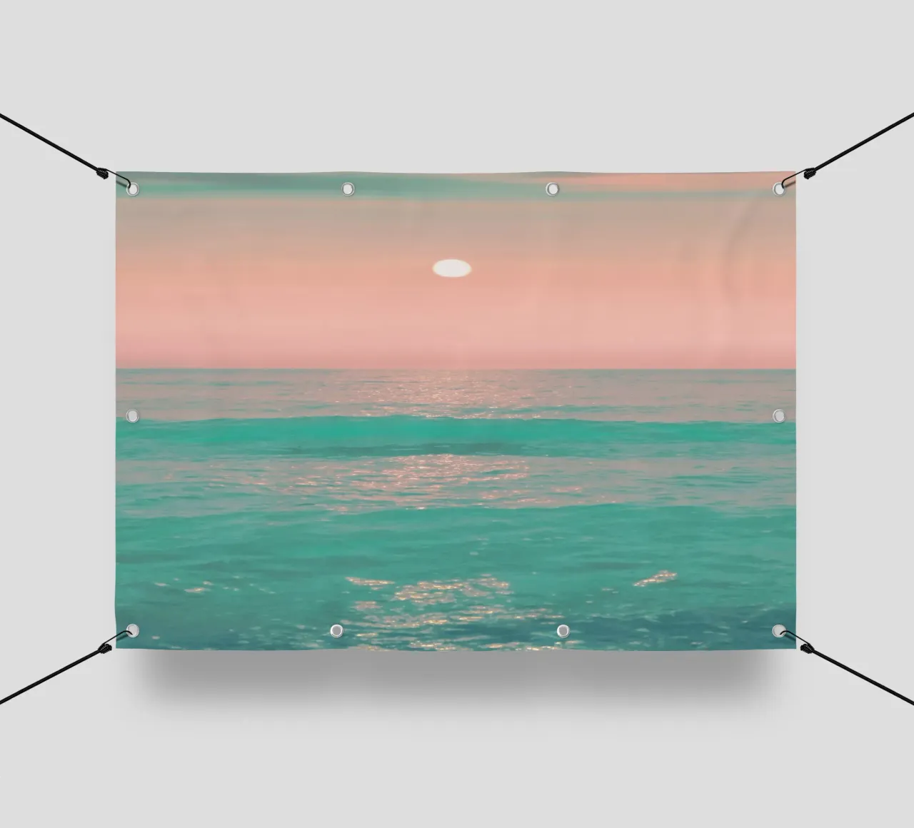 Acqua rosa chiaro turchese telo in pvc da Eva Nev Photography
