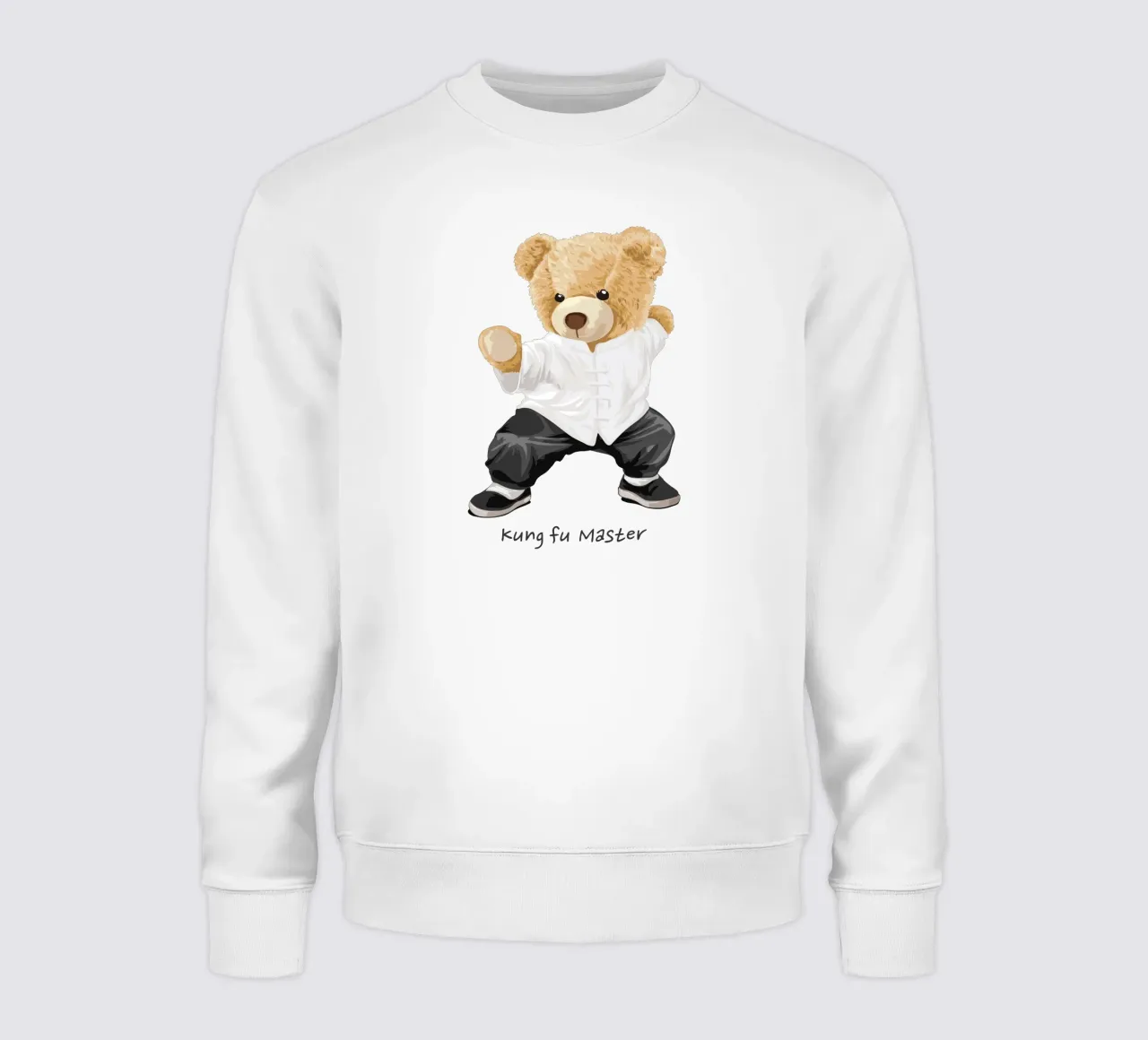 Maestro di Kung fu Orso felpa da Bear Tees