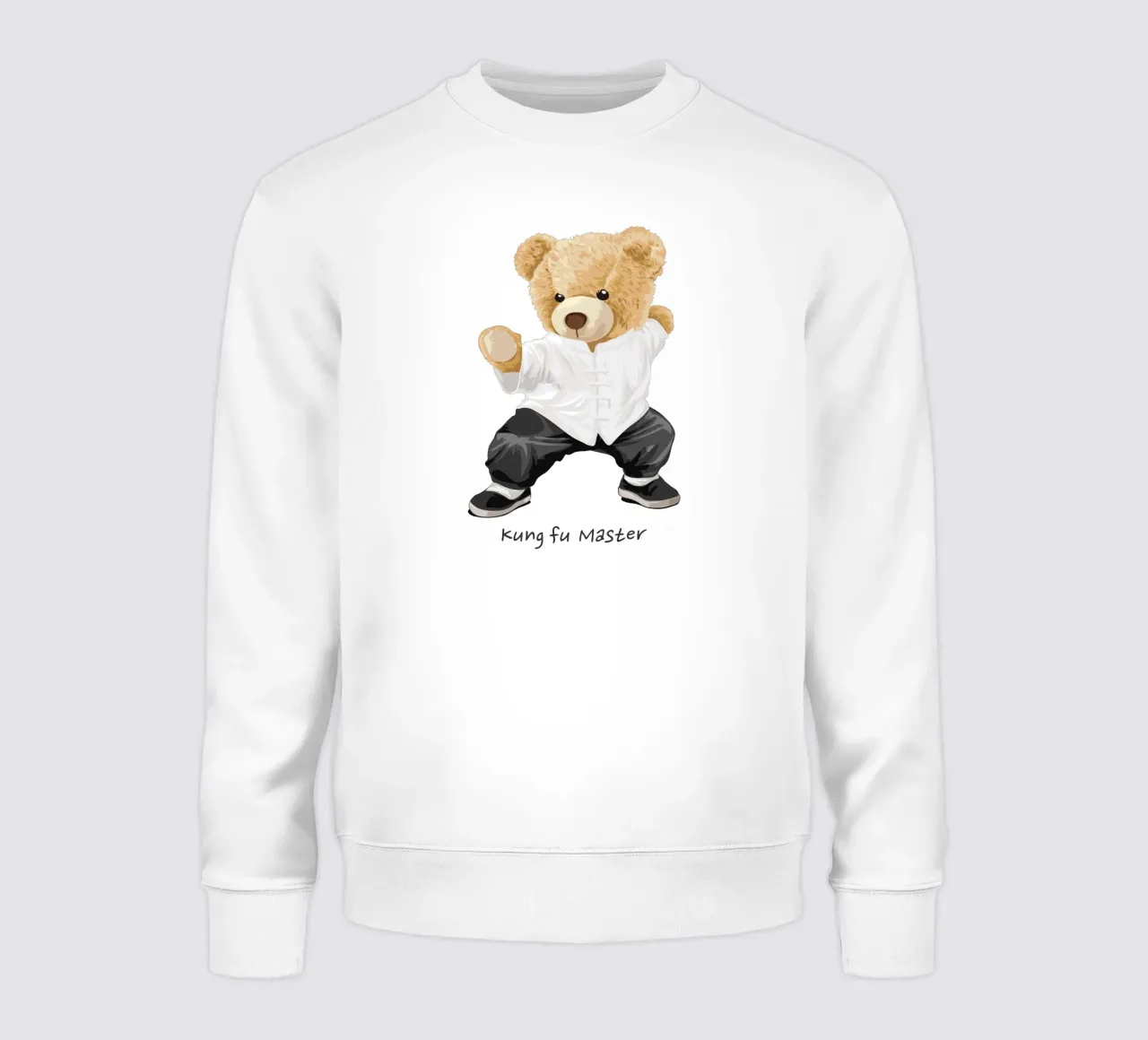 Maestro di Kung fu Orso felpa da Bear Tees