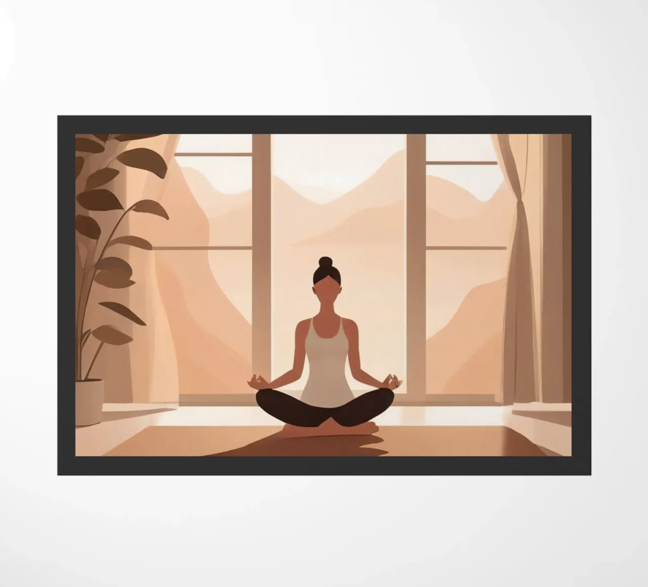 Sunrise Flow doormat by Maison Solis