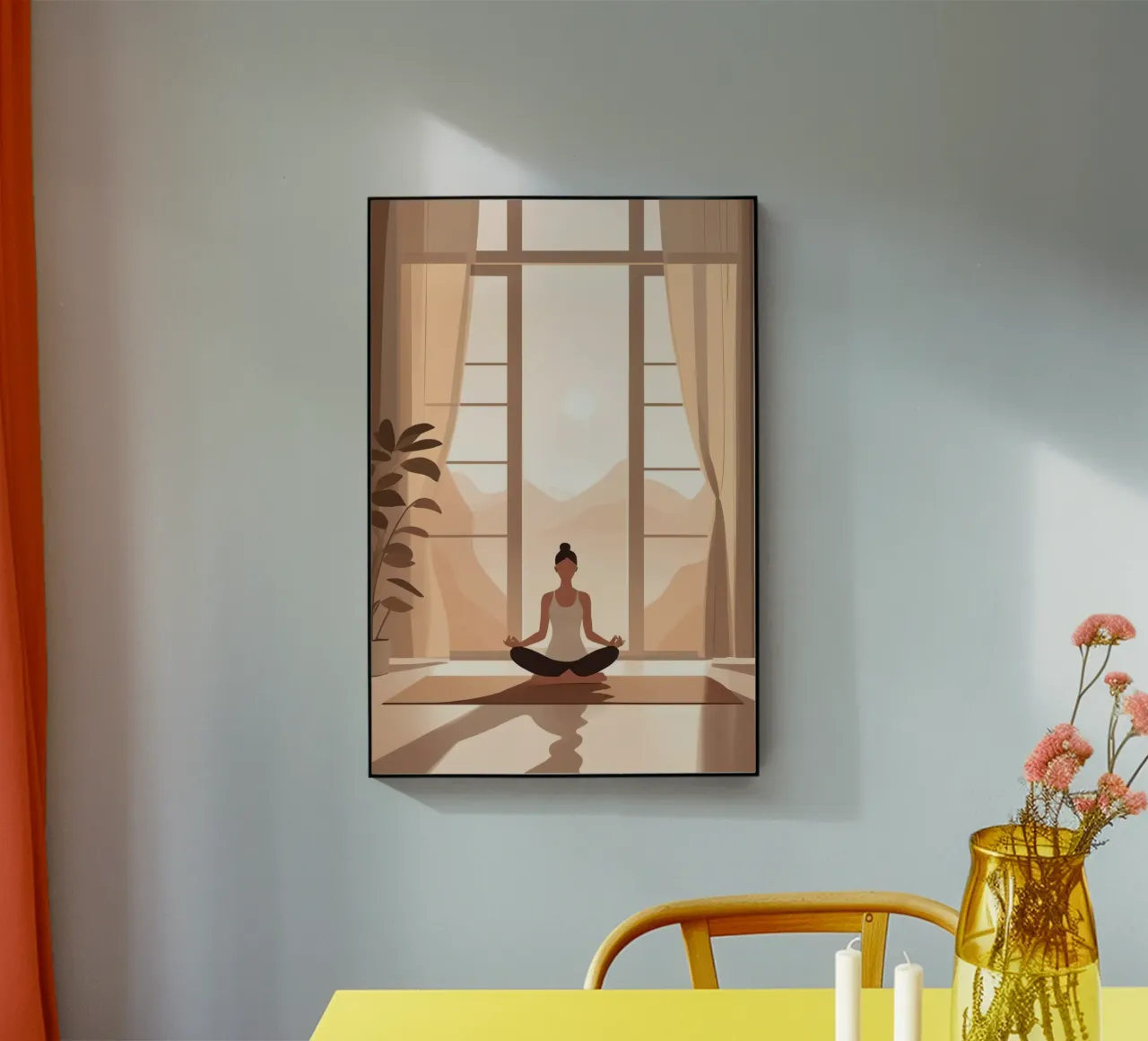 Sunrise Flow Acryl-Glas von Maison Solis