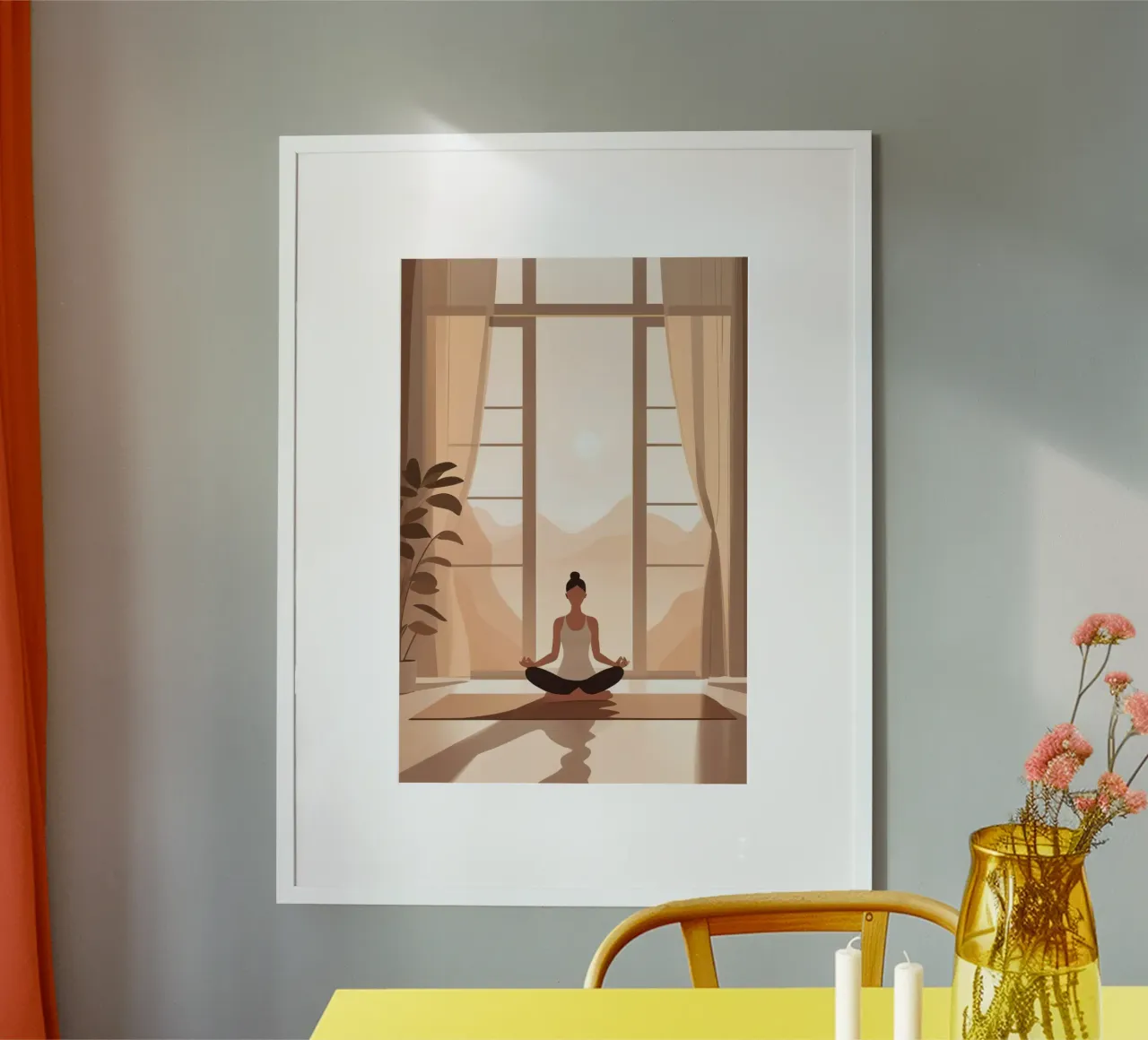 Zonsopgang Stroom poster van Maison Solis