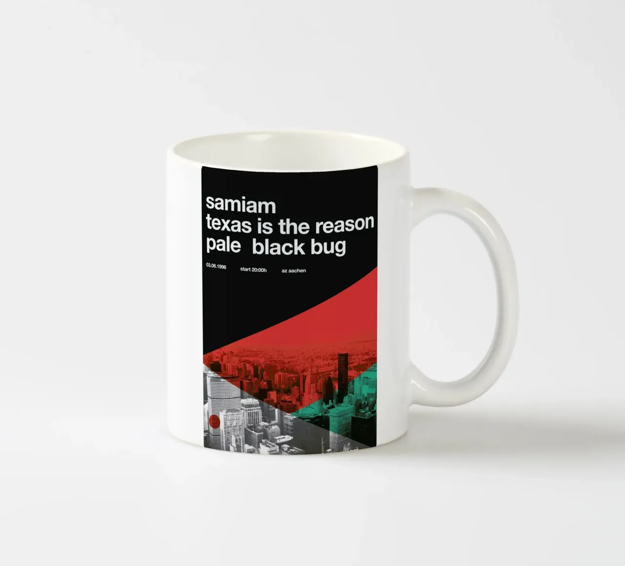 Samiam & Texas Is The Reason tazza in ceramica da Stephan Kochs