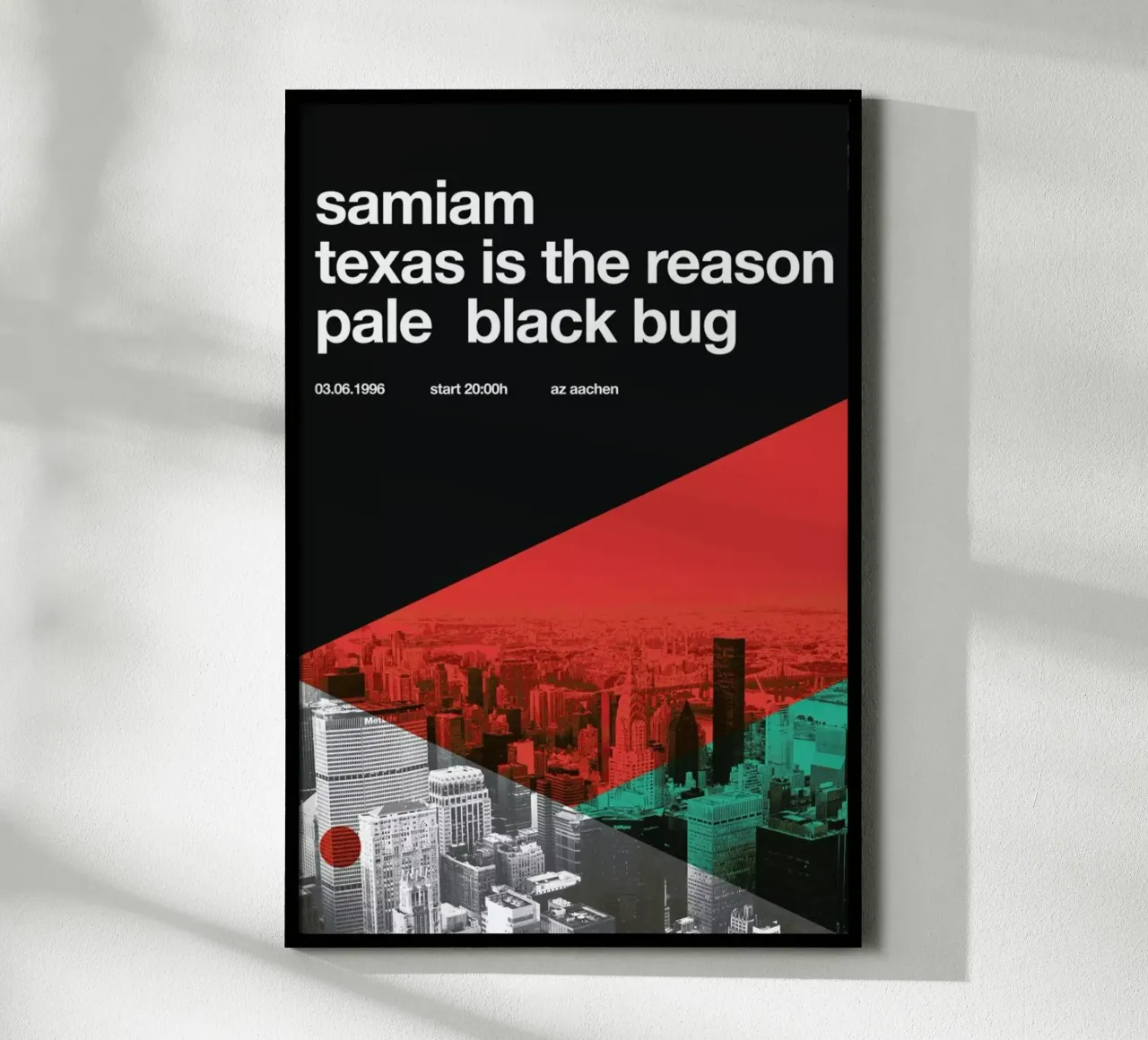 Samiam & Texas Is The Reason poster da Stephan Kochs