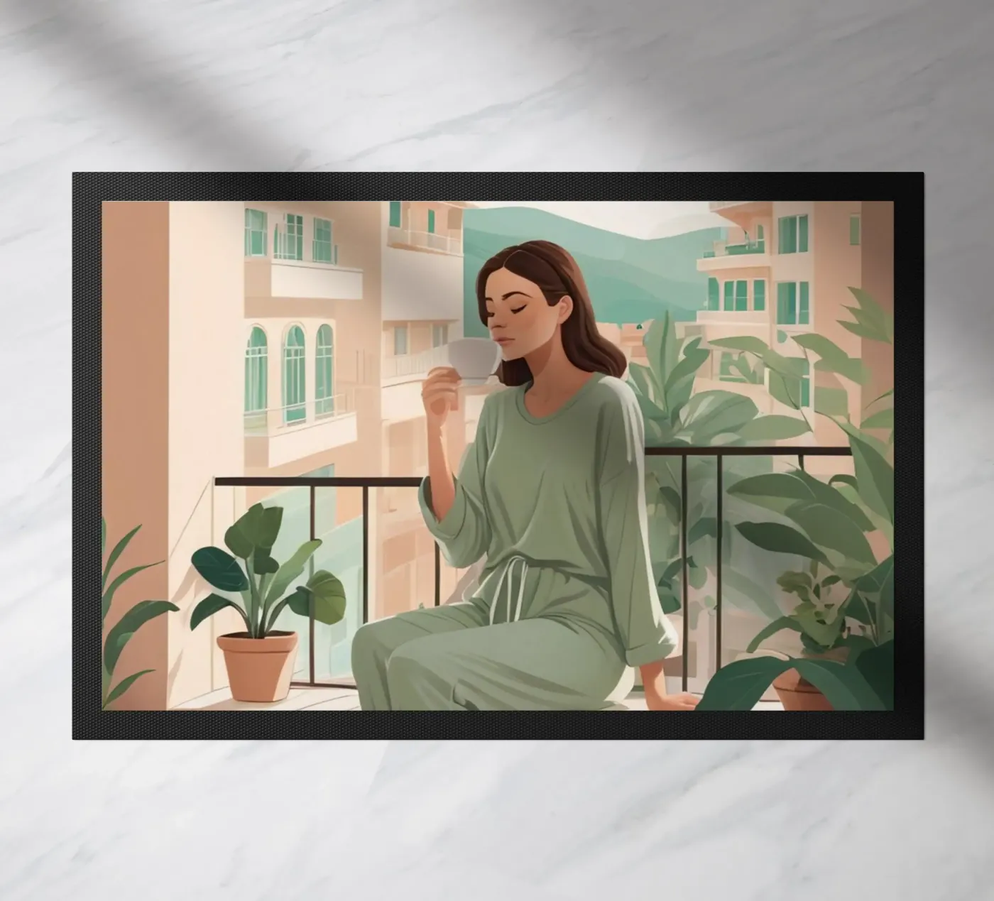 Brezza del balcone zerbino da Maison Solis