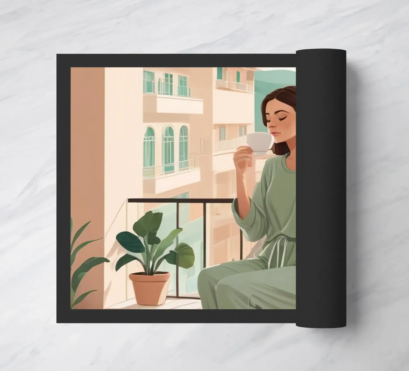 Brezza del balcone zerbino da Maison Solis