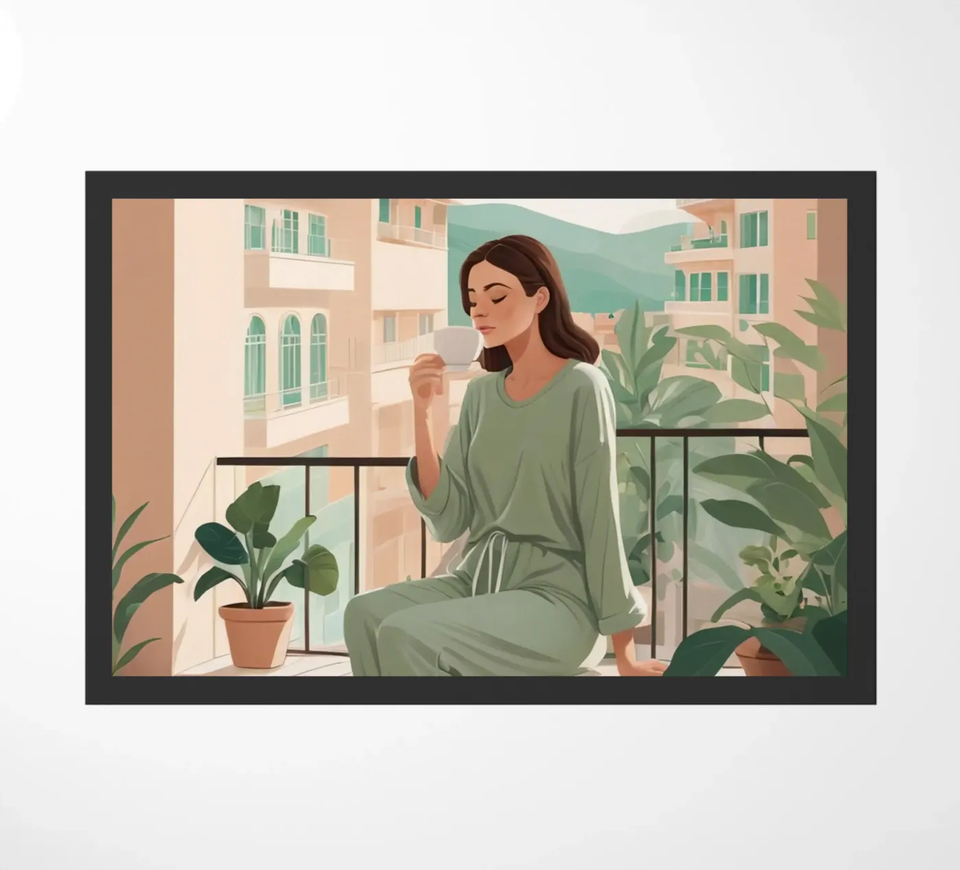 Brezza del balcone zerbino da Maison Solis