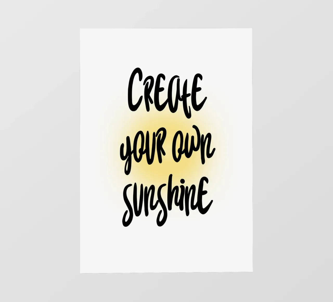 Create your own sunshine telo in pvc da Quotes on walls