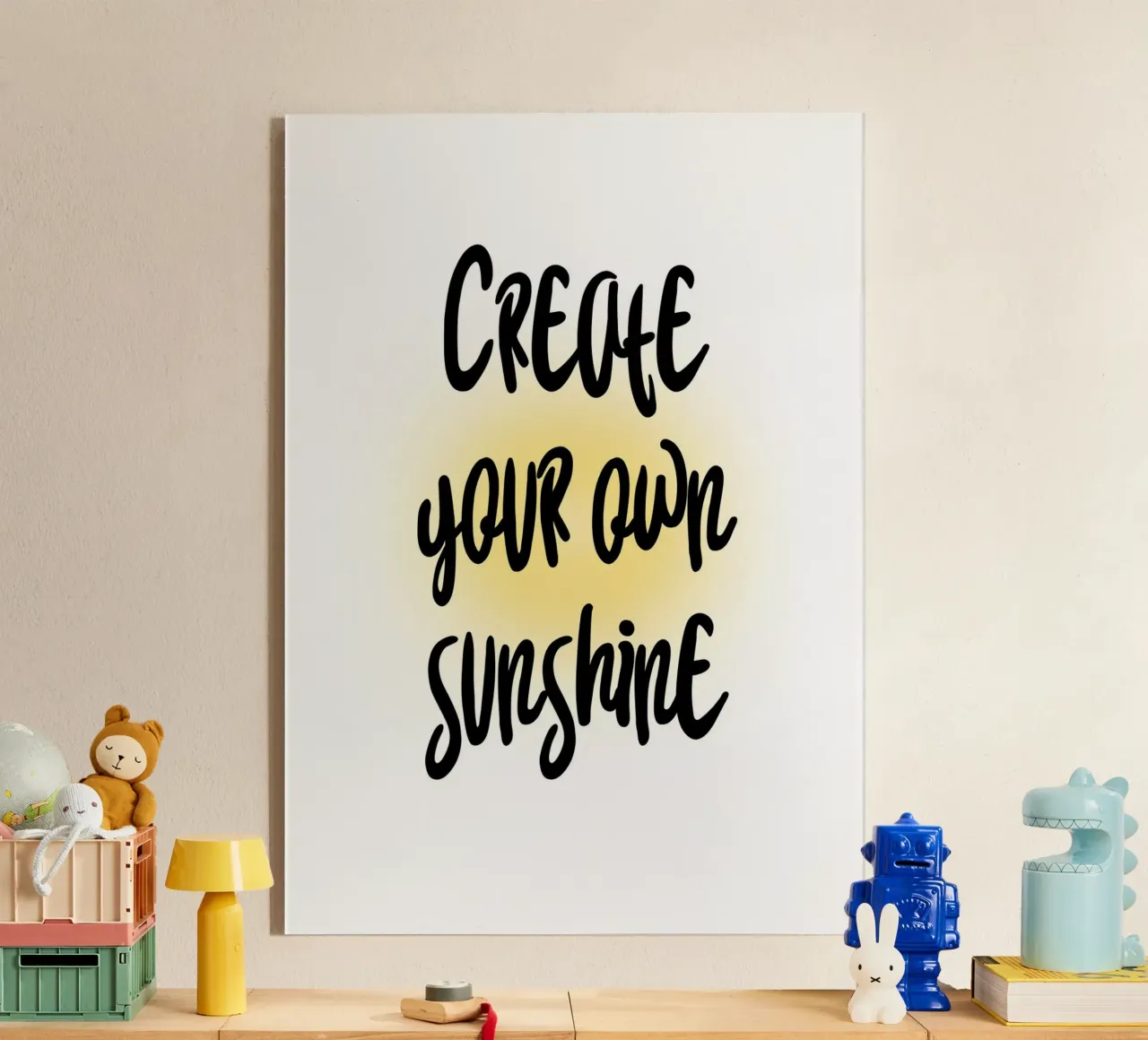 Create your own sunshine plexiglass da Quotes on walls