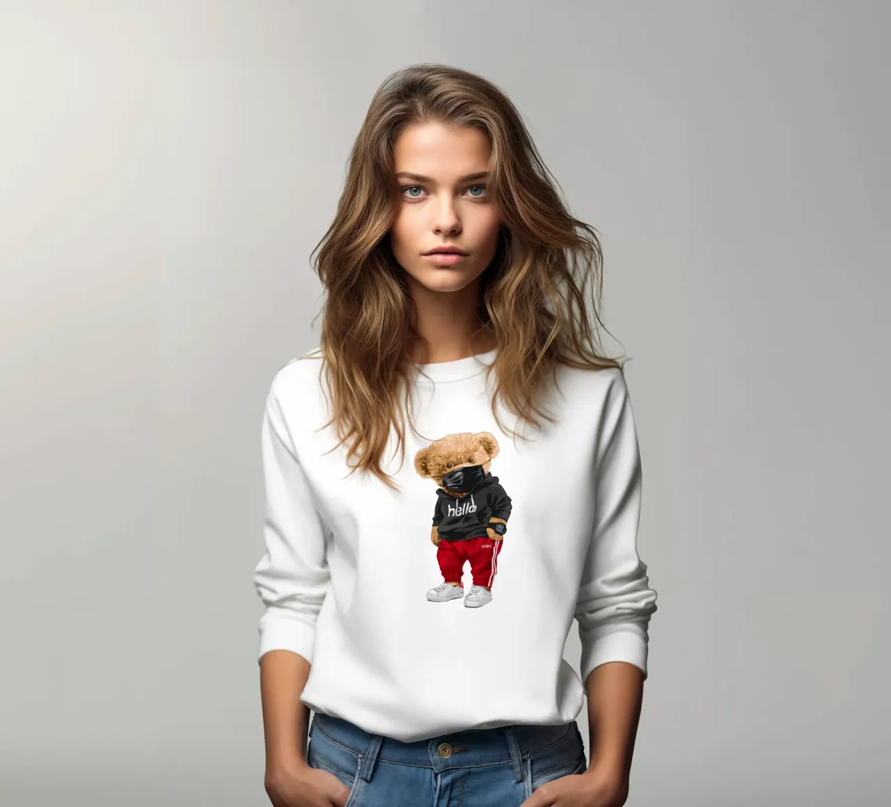 Maschere Covit orso felpa da Bear Tees