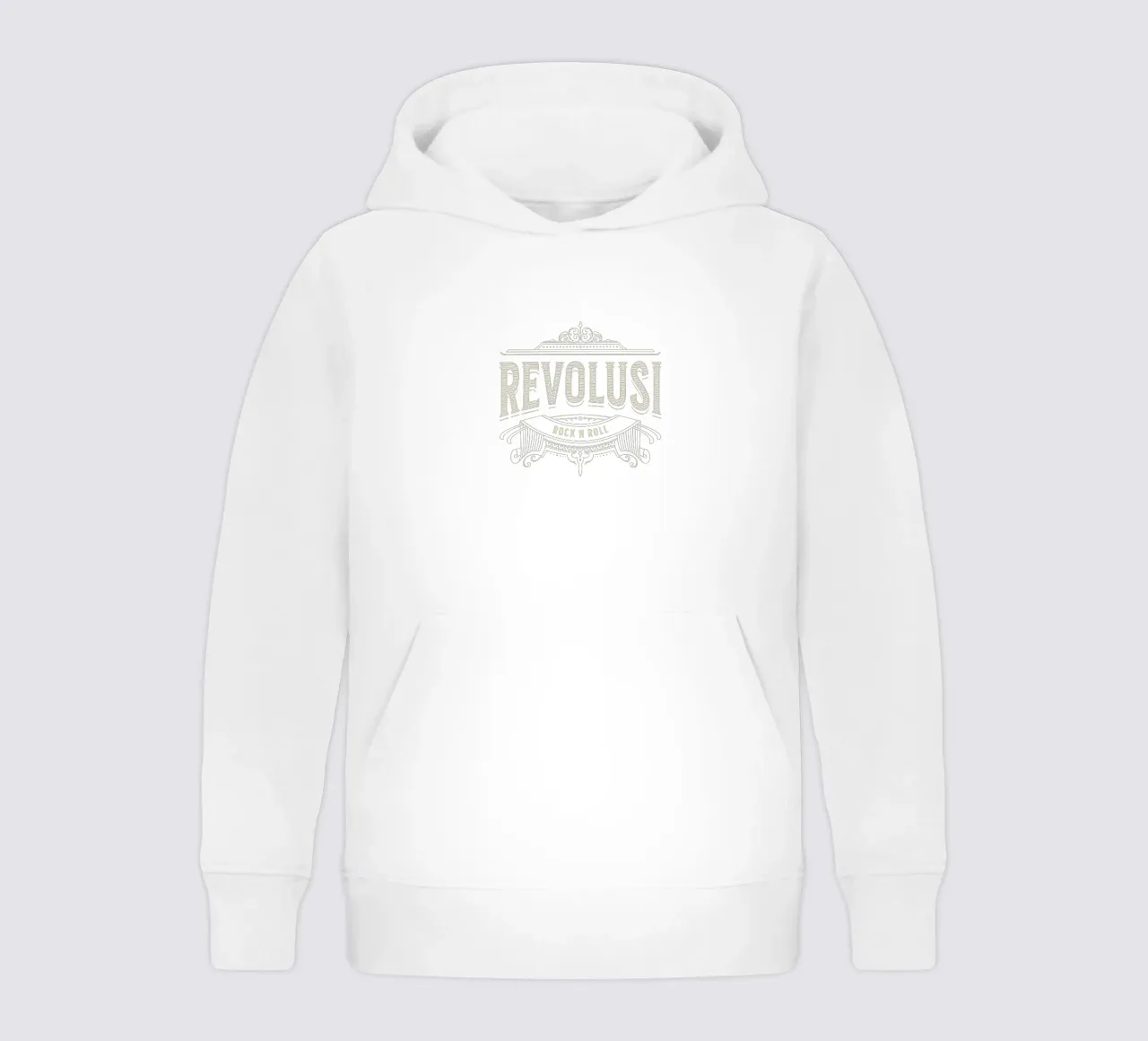 Rivoluzione rock n roll felpa bambino con cappuccio da Gunawan Rb