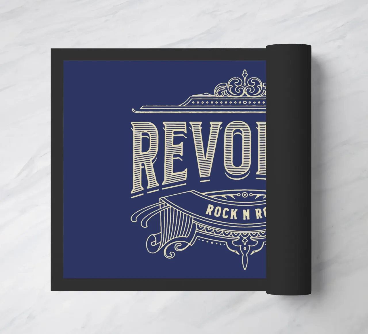 Rivoluzione rock n roll zerbino da Gunawan Rb