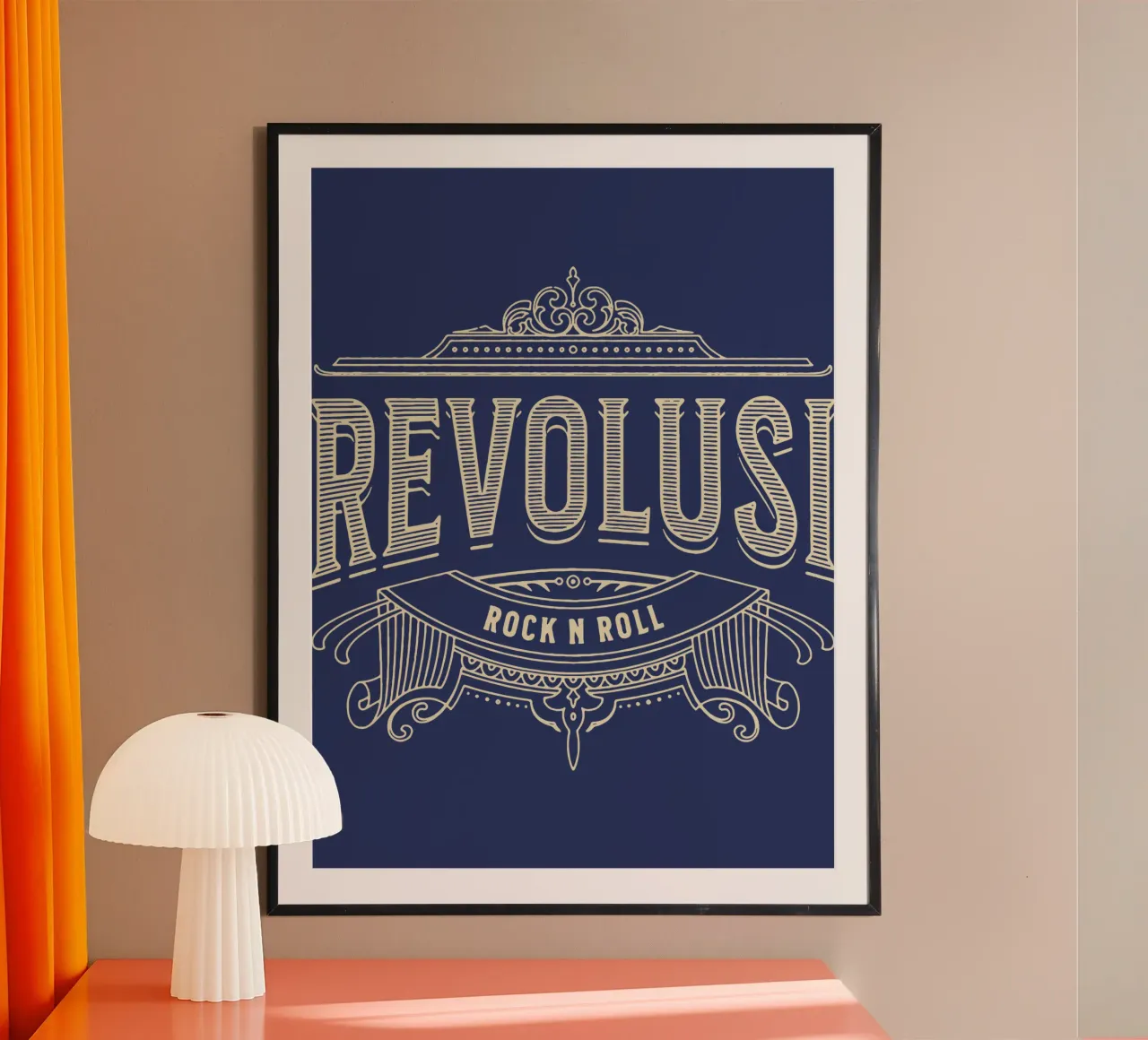 Rivoluzione rock n roll carta hahnemühle da Gunawan Rb