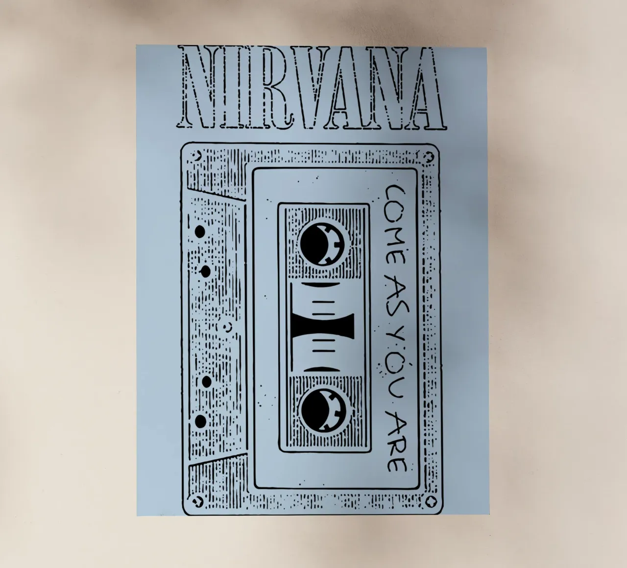 Come As You Are Cassette pellicola backlit da Gunawan Rb