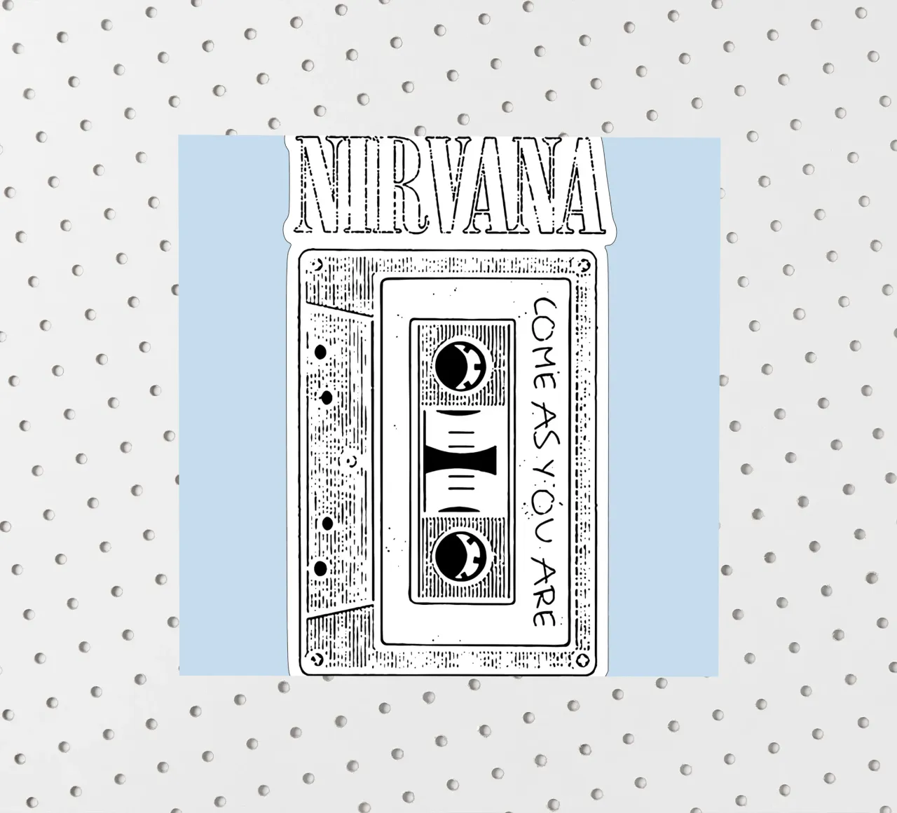 Come As You Are Cassette adesivo da Gunawan Rb