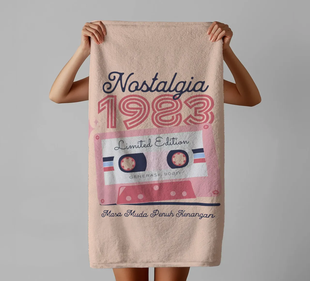 Nostalgia 1983 asciugamano da bagno da Gunawan Rb
