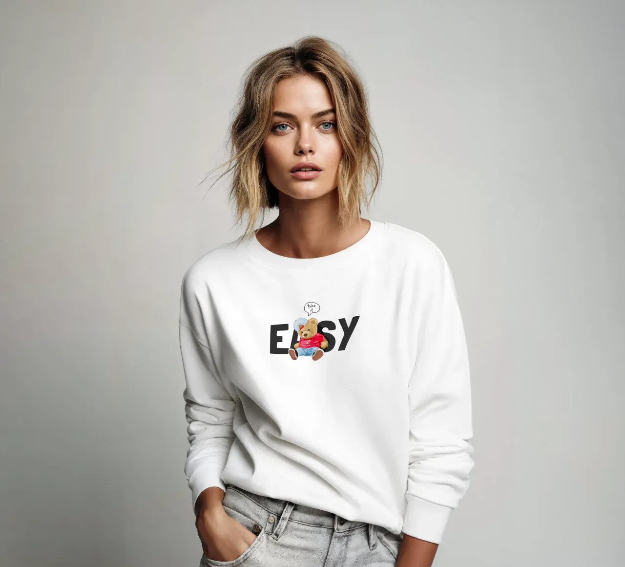 Prendila con calma Bär felpa da Bear Tees