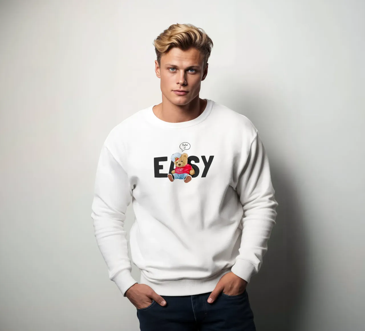 Prendila con calma Bär felpa da Bear Tees