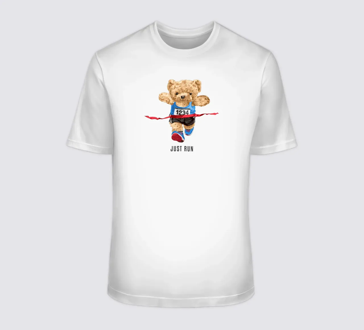 Orso da corsa Just Run t-shirt da Bear Tees