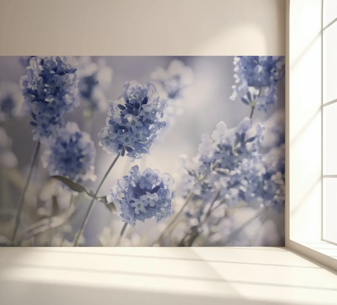 Lavendel fotobehang van Atteloi Fotografie