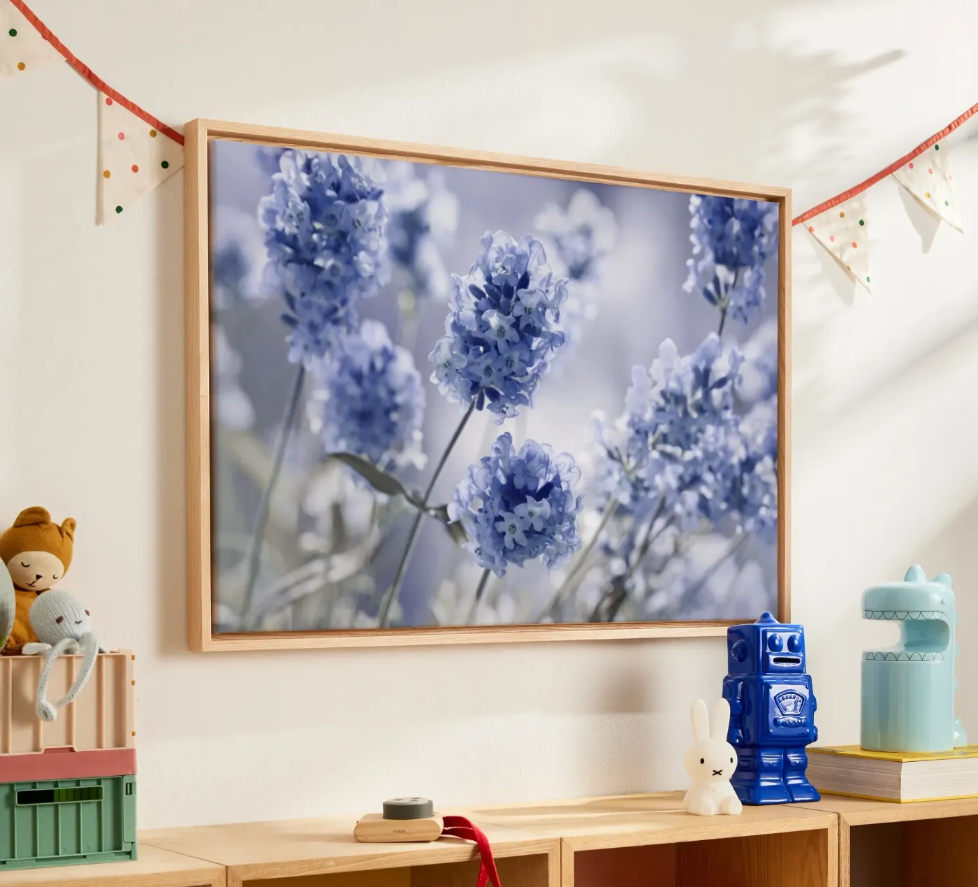 Lavendel canvas van Atteloi Fotografie