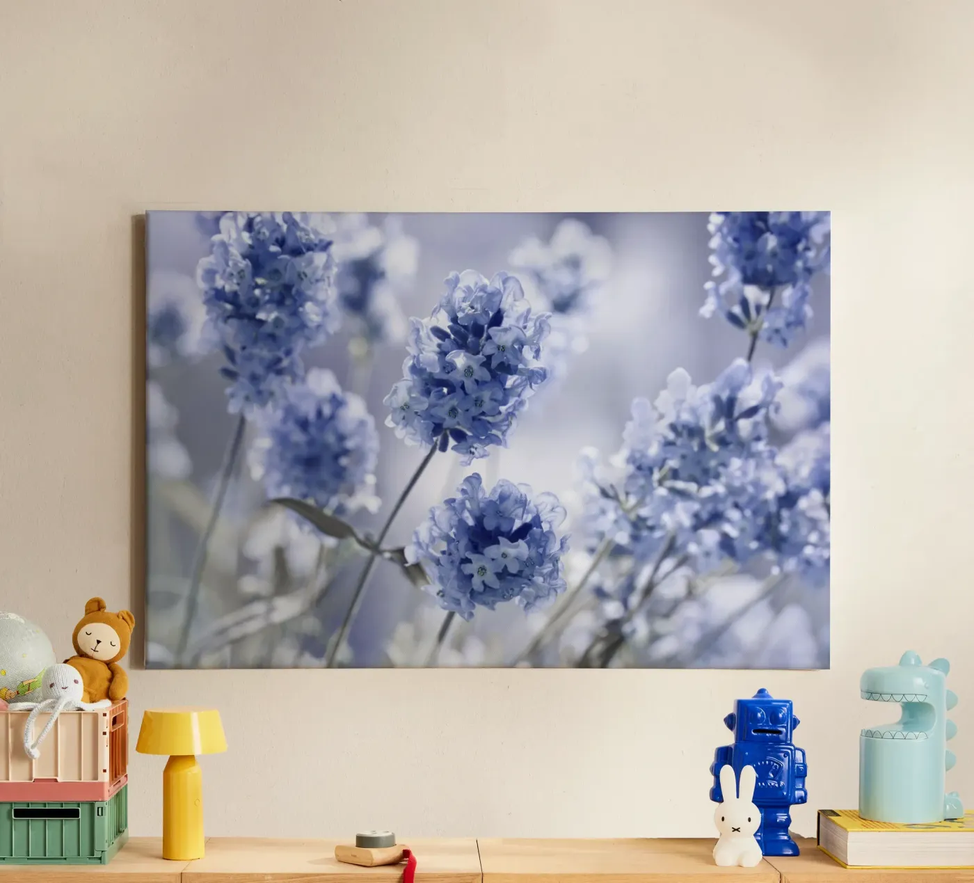 Lavendel canvas van Atteloi Fotografie