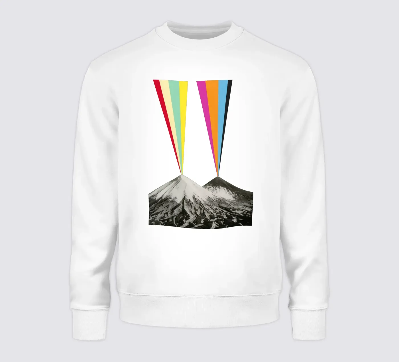 Vulkanen sweatshirt van Cassia Beck Collage