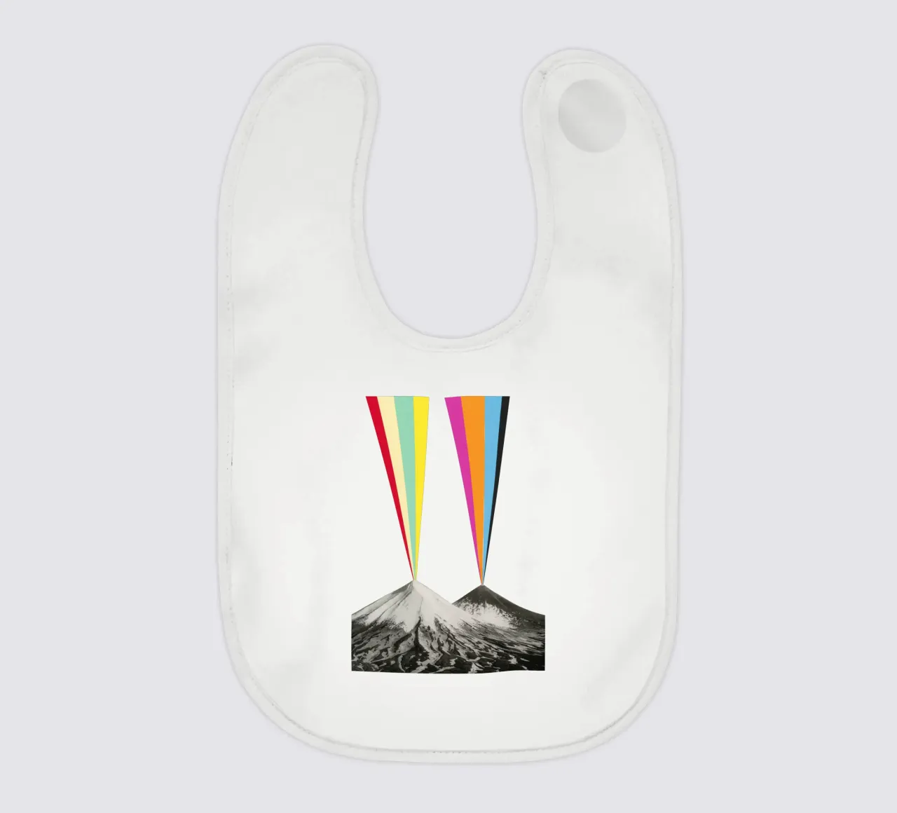 Vulkane Babylätzchen von Cassia Beck Collage