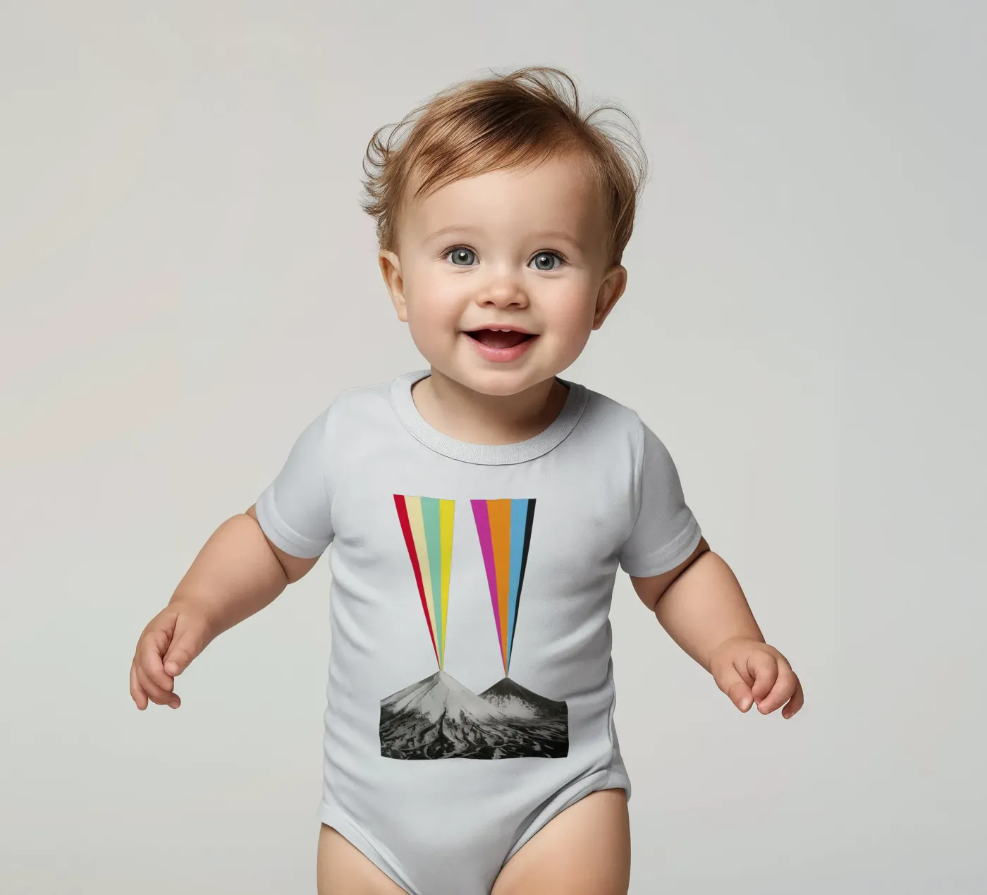 Volcanoes body bébé de Cassia Beck Collage