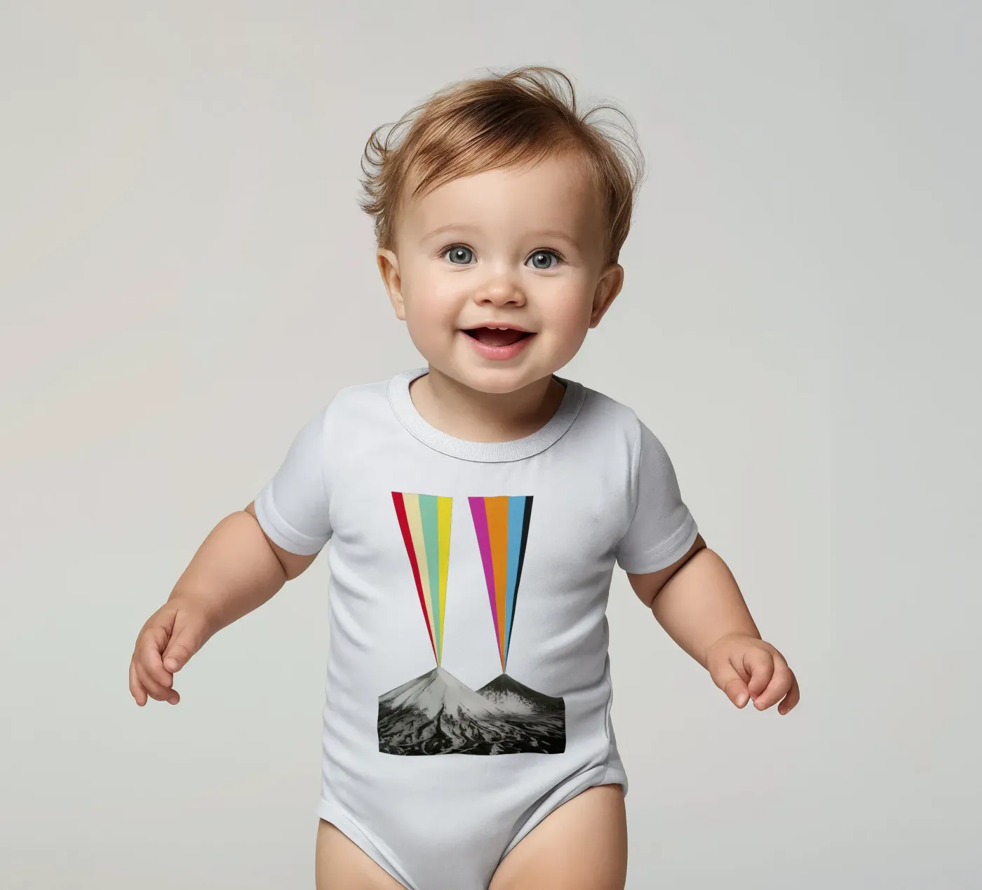 Volcanoes body bébé de Cassia Beck Collage