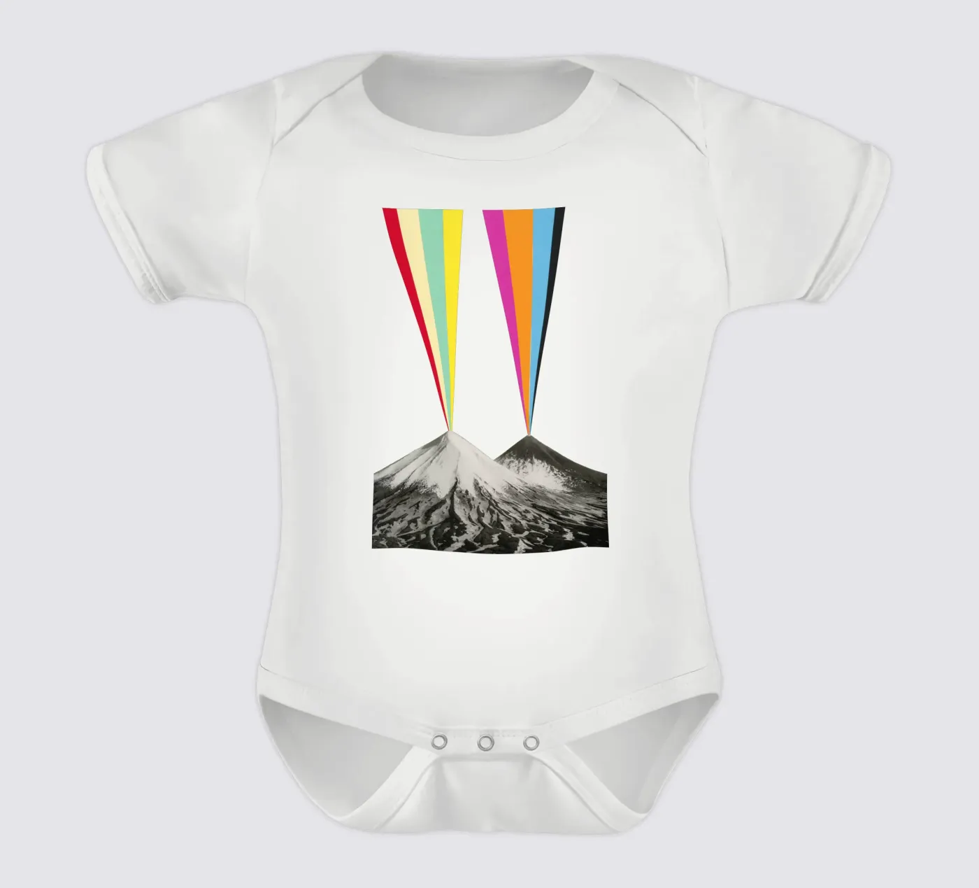 Volcanoes body bébé de Cassia Beck Collage