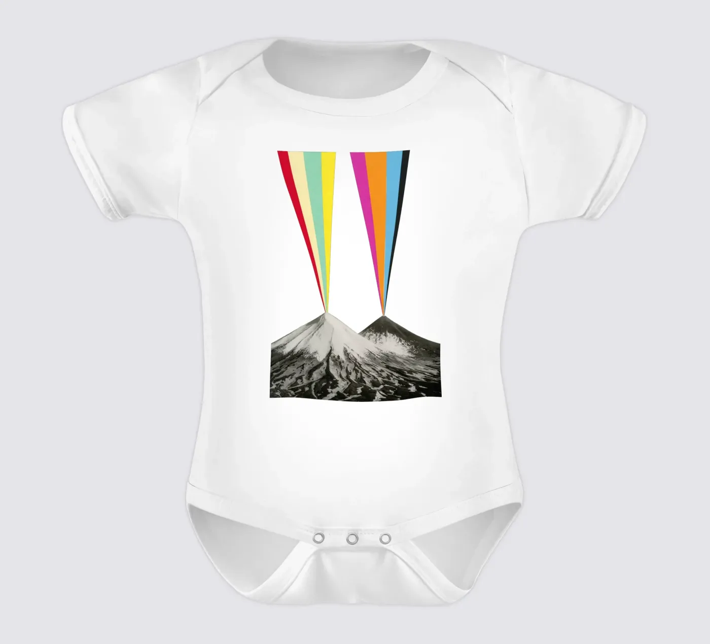 Volcanoes body bébé de Cassia Beck Collage