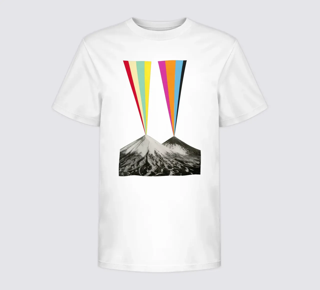 Vulkanen kinder t-shirt van Cassia Beck Collage