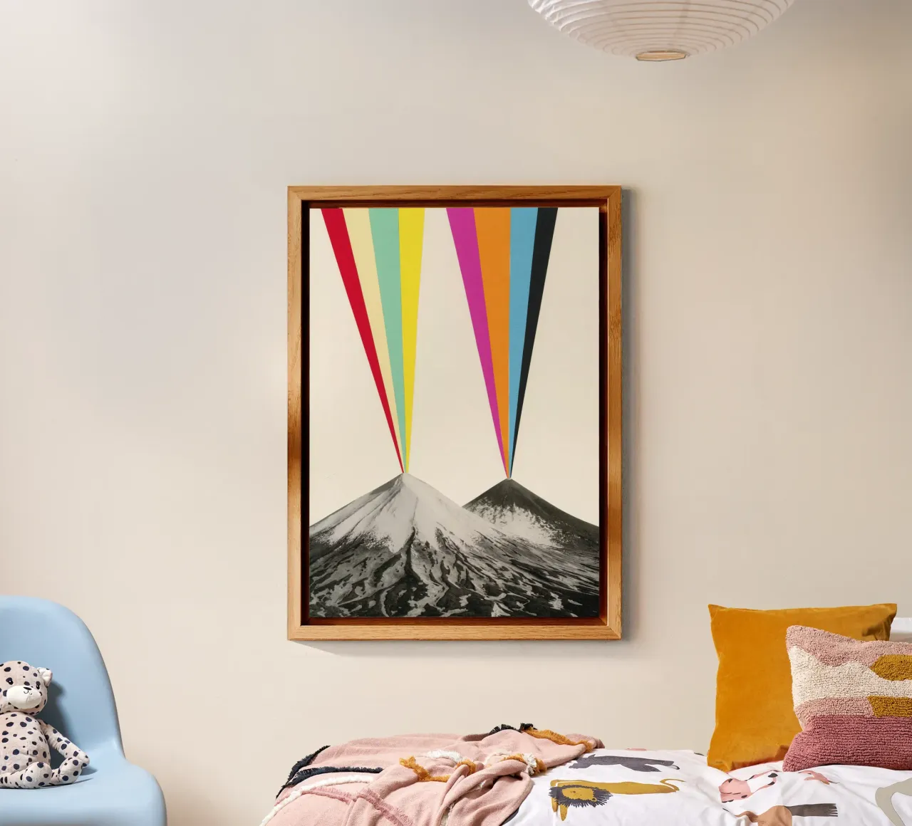 Volcanoes forex-plaat van Cassia Beck Collage