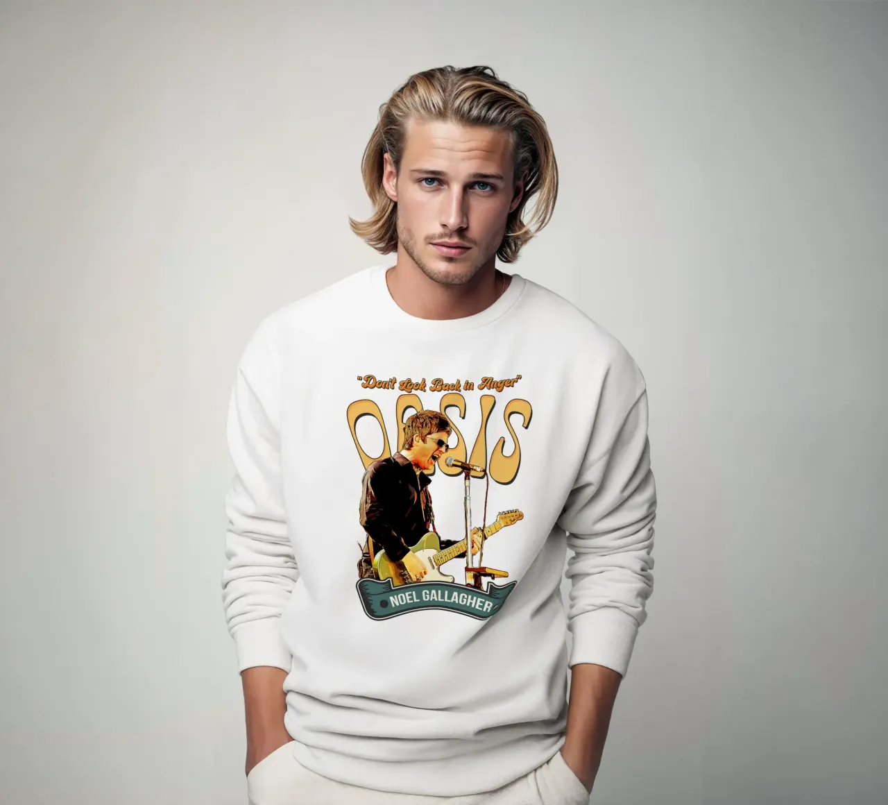 Non guardate indietro con rabbia felpa da Gunawan Rb