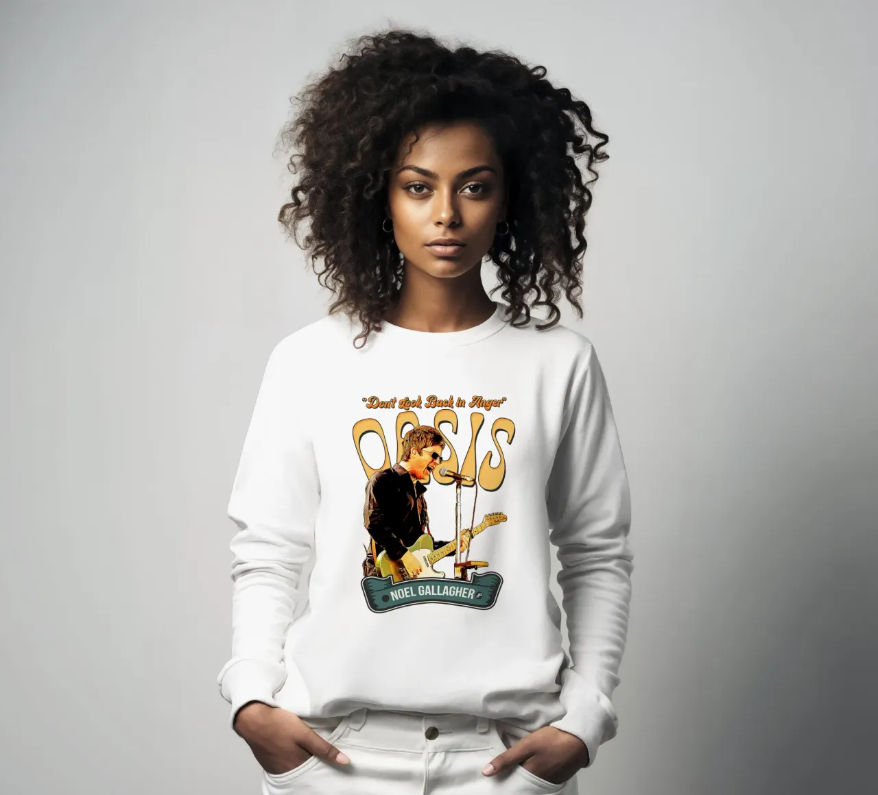 Non guardate indietro con rabbia felpa da Gunawan Rb