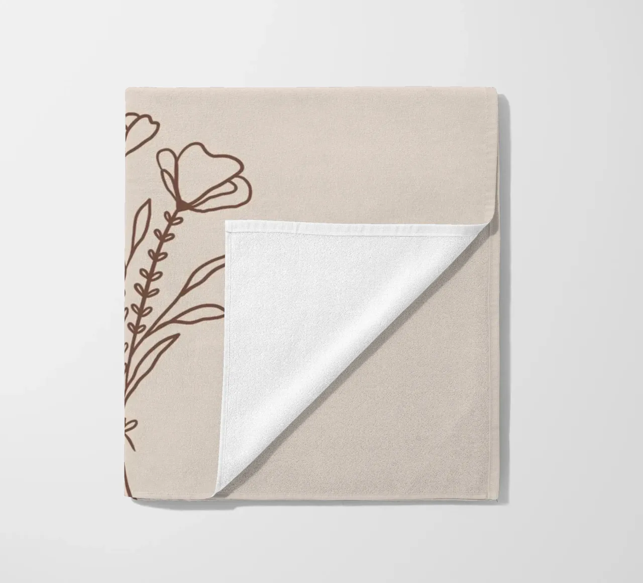 Minimal Boho Line Art - Sanft ist auch stark telo mare da Spruch drauf!