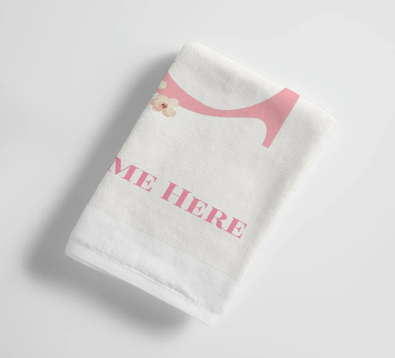 Letter C, Personalized Name Print, Personalized initial towel by The Custom Letter