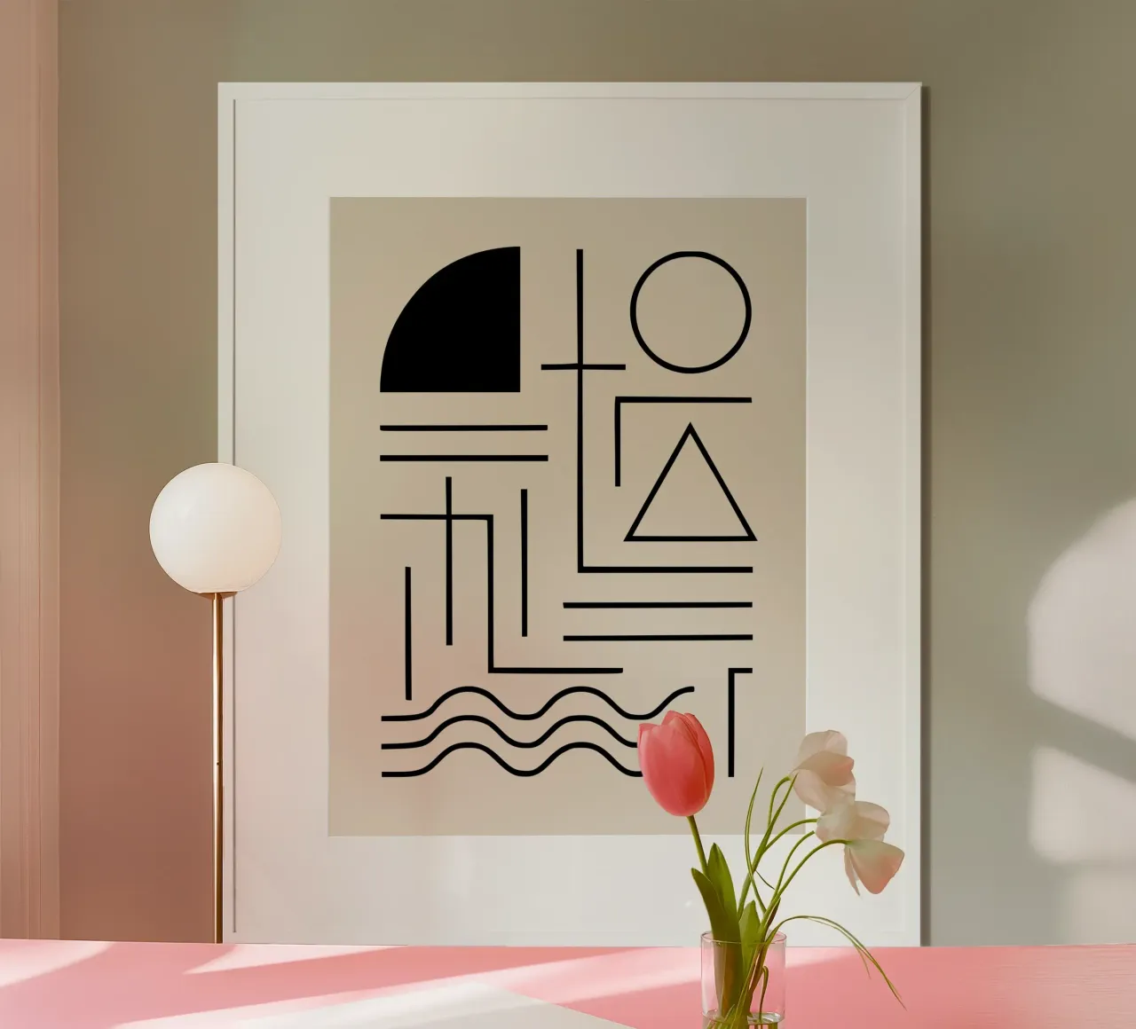 Design geometrico minimale carta hahnemühle da Life of Pie