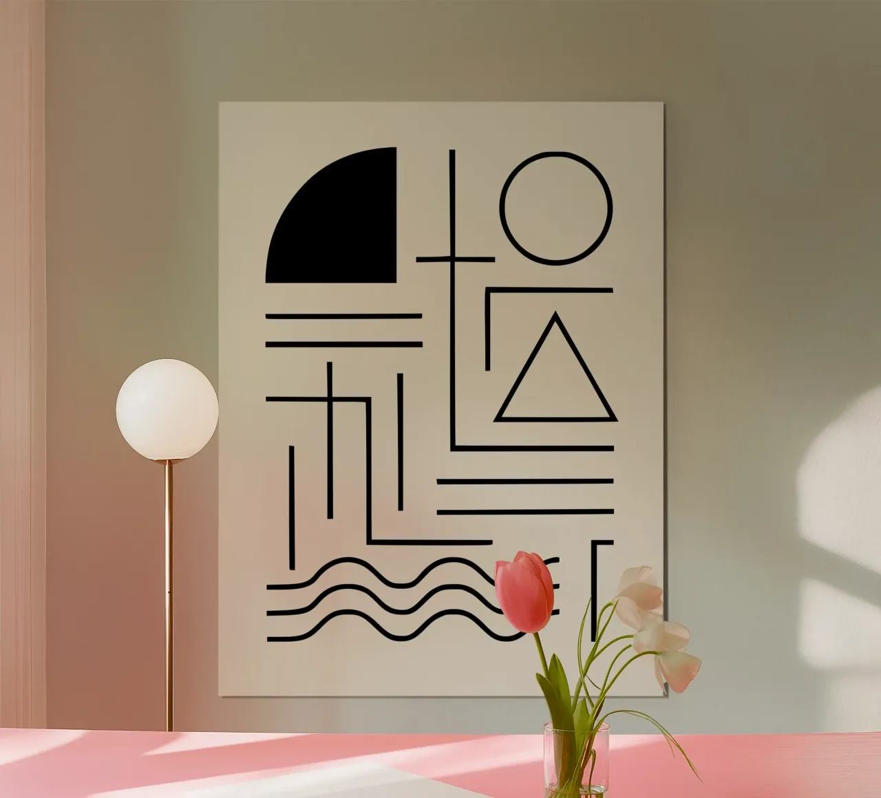 Design geometrico minimale carta hahnemühle da Life of Pie