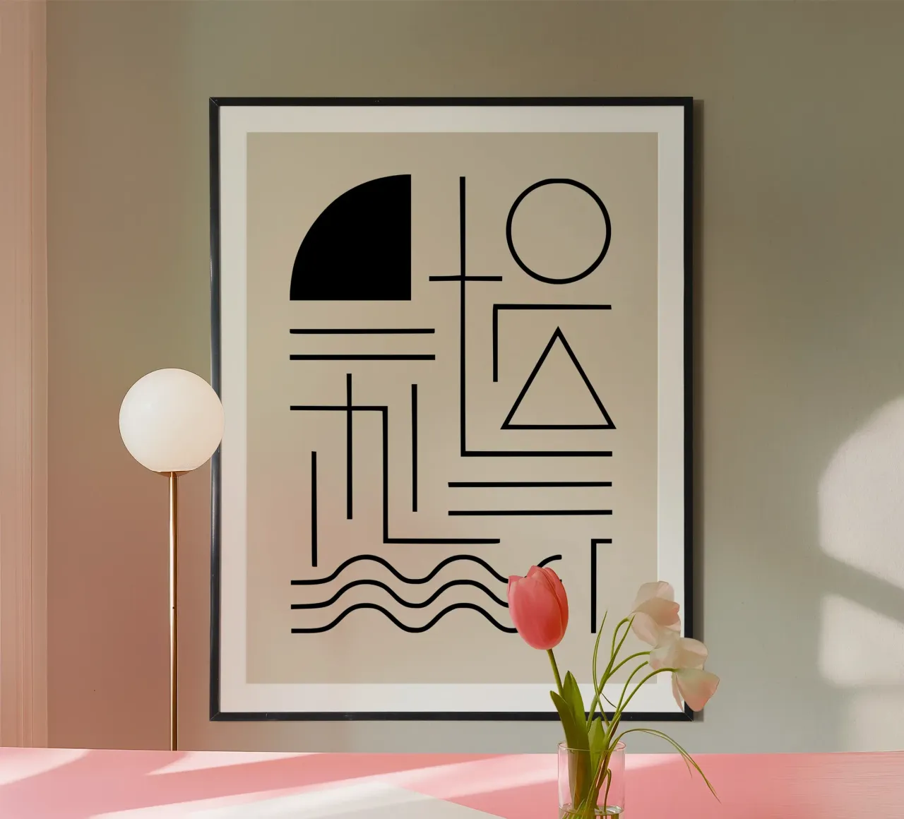 Design geometrico minimale carta hahnemühle da Life of Pie