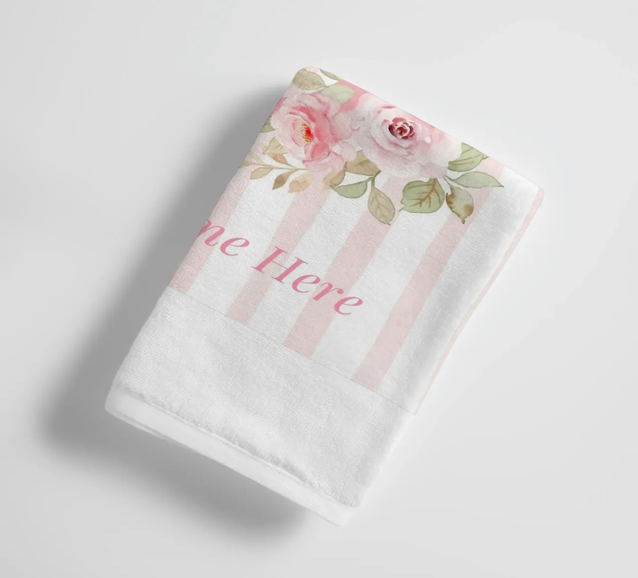 Letter D, Personalized Name Print, Personalized initial towel by The Custom Letter