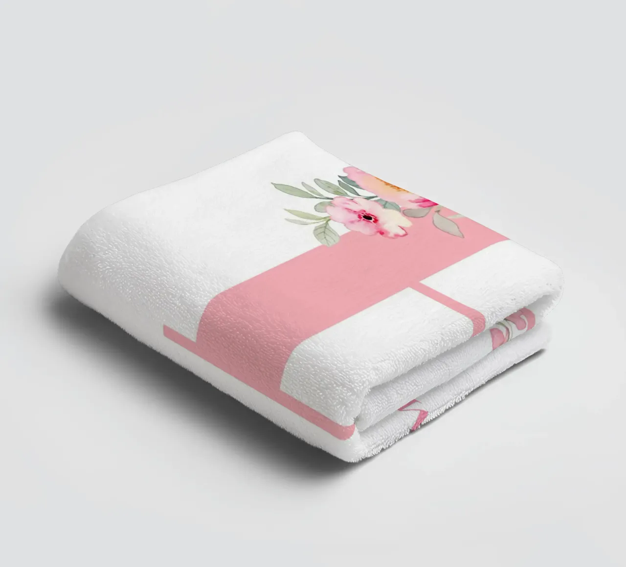 Letter E, Personalized Name Print, Personalized initial towel by The Custom Letter