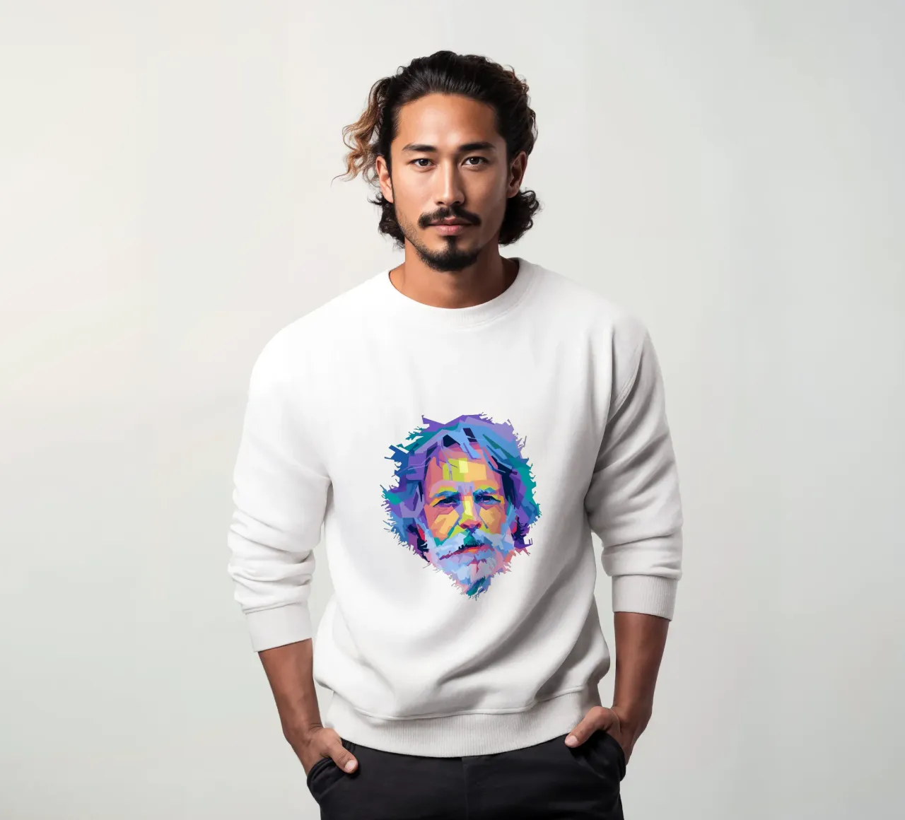 Bob Weir Pop Art felpa da Alkahfsmart