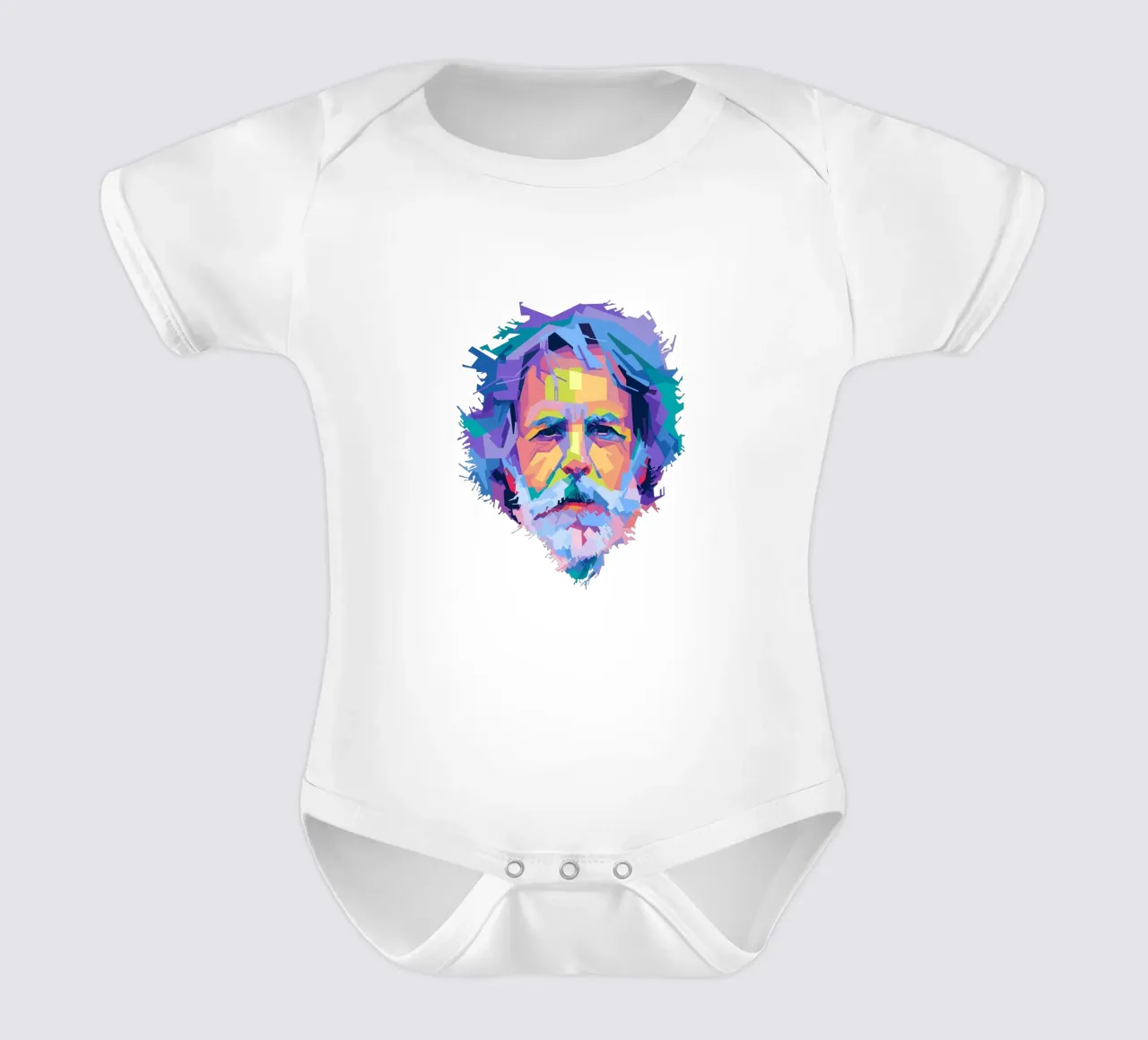 Bob Weir Pop Art body neonato maniche corte da Alkahfsmart