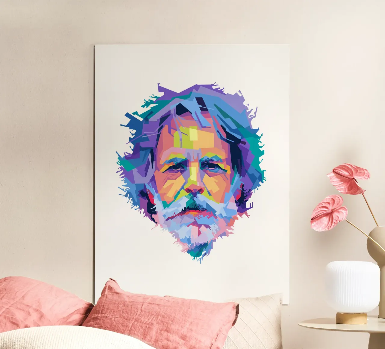 Bob Weir Pop Art carta hahnemühle da Alkahfsmart